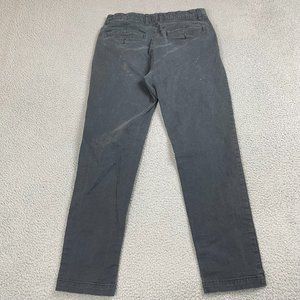 H&M LOGG Men’s Slim‎ Fit Straight Black Chino Casual Work Pants Size 32X32